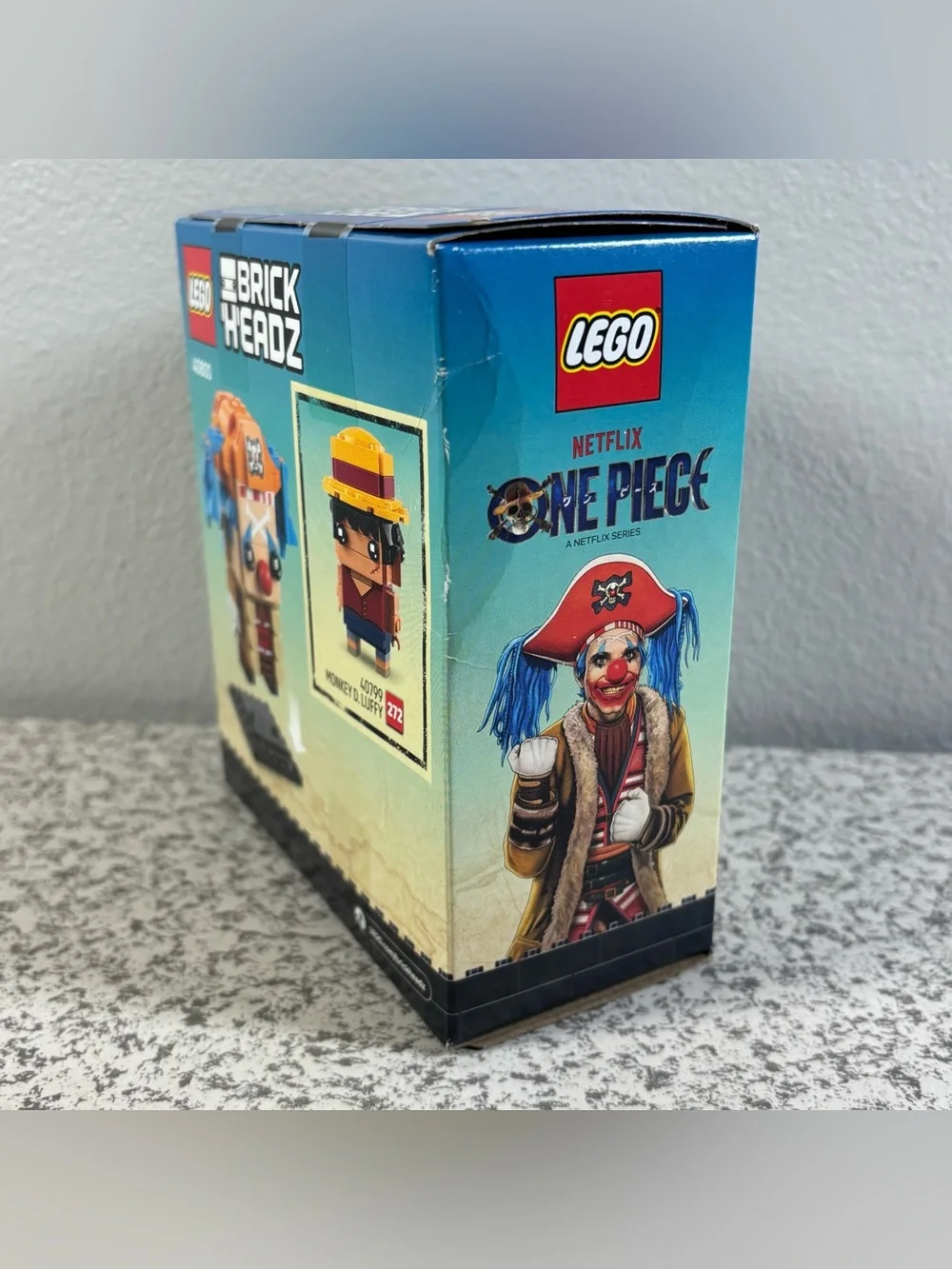 LEGO 40800 Brickheadz One Piece Buggy the Clown New